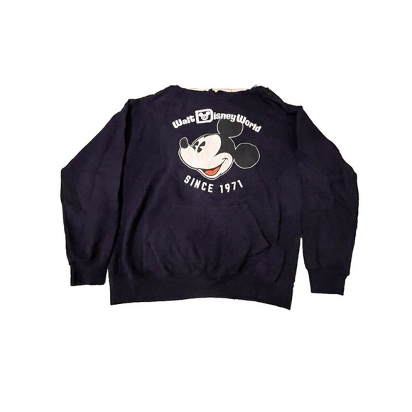 Disney Other - Walt Disney World Mickey Mouse Pullover Hoodie for Adults Since 1971 Size L